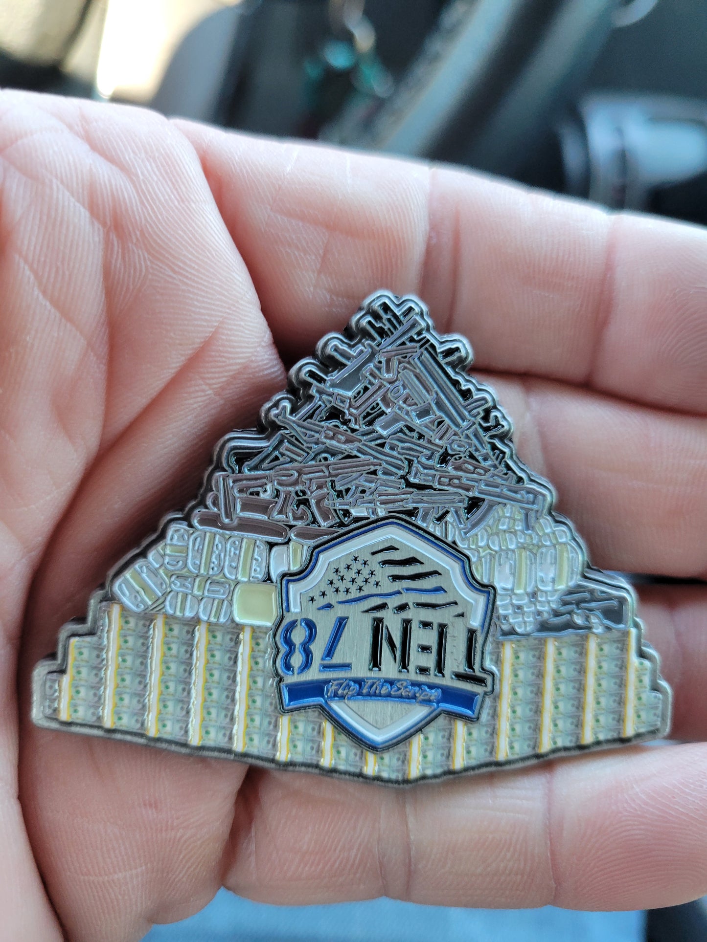 Ten78 Pyramid/Puzzle Pieces Challenge Coin