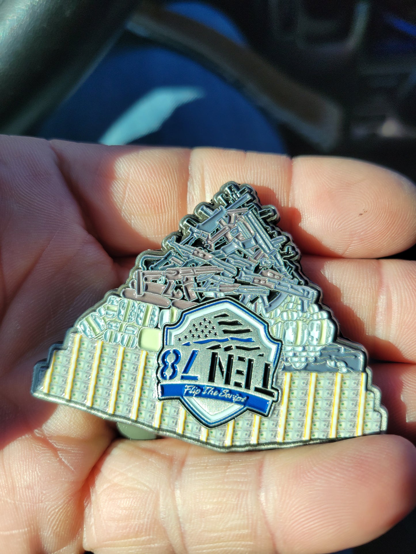 Ten78 Pyramid/Puzzle Pieces Challenge Coin